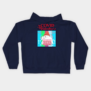 Covid Valentines 2022 Kids Hoodie